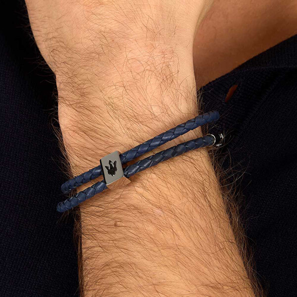 Dvojitý kožený náramek Leather JM226AVE46