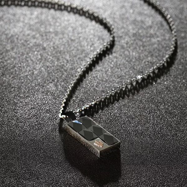 Fashion pánský ocelový náhrdelník Ceramic JM423ATZ27