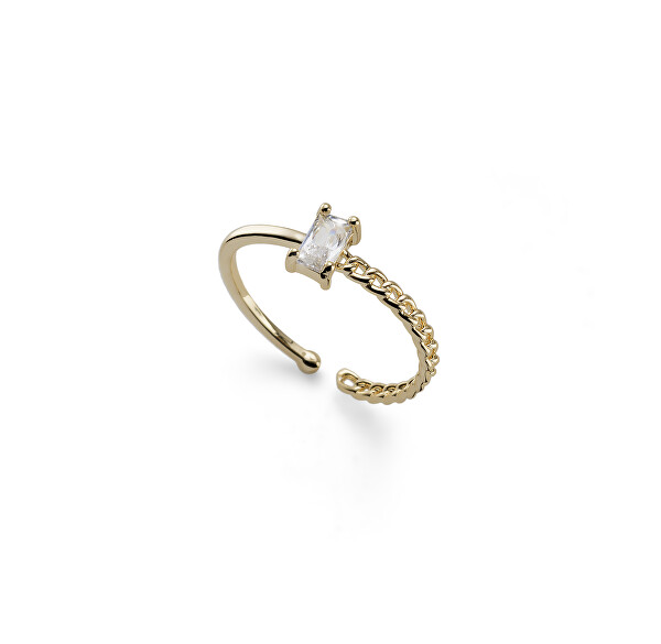 Elegante anello placcato oro Ariel 41215