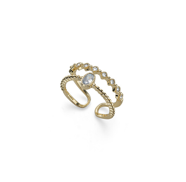 Elegáns, aranyozott gyűrű Tiana 41213G