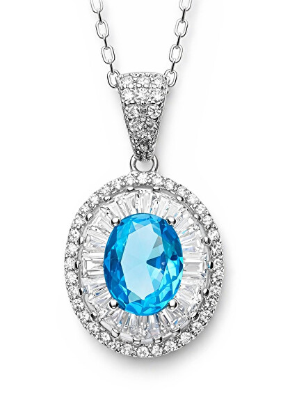 Elegantný strieborný náhrdelník Posh 61296