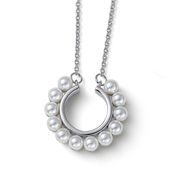 Krásny náhrdelník so syntetickými perlami River 12248