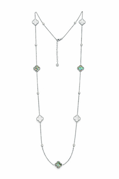 Luxusný dlhý náhrdelník s kubickými zirkónmi Candor Freedom 12376