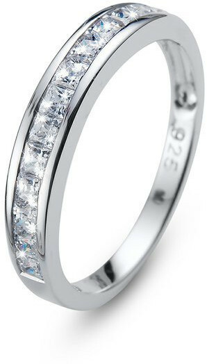 Originální prsten s krystaly Foursquare 63231