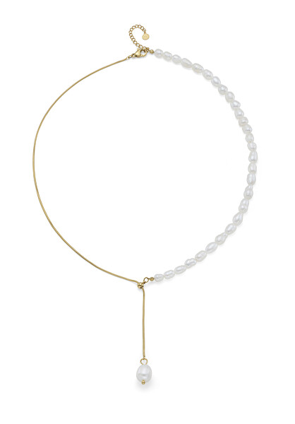 Půvabný náhrdelník se syntetickými perlami Sinann 12309G