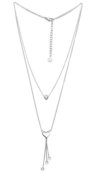 Romantický oceľový náhrdelník so srdiečkom Kindness Freedom 12417