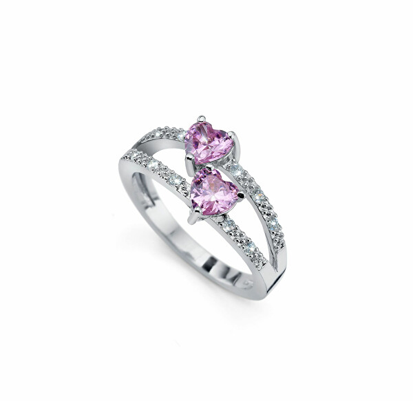 Romantický prsteň s kubickými zirkónmi Bhumi Magic Blossoms 41179