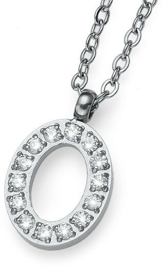 Stylový náhrdelník Initial O 11844