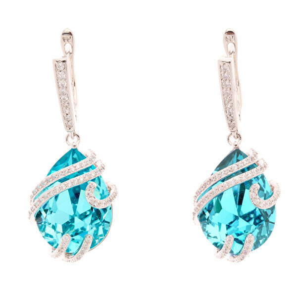 Náušnice s krystaly Swarovski Lumiere 23217 263