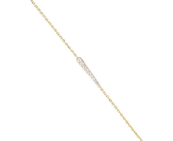 Elegantní pozlacený náramek Olga Essentials PU01-847-U