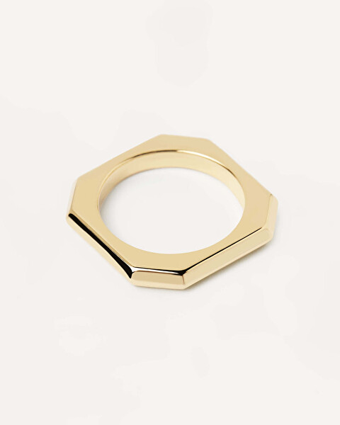Elegantní pozlacený prsten SIGNATURE LINK Gold AN01-378