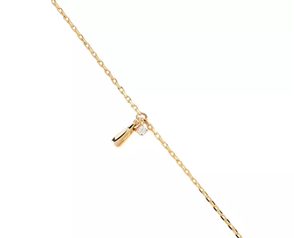 Jemný pozlacený náramek Kira Essentials PU01-846-U