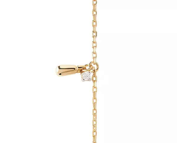 Jemný pozlacený náramek Kira Essentials PU01-846-U