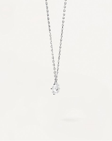 Jemný strieborný náhrdelník MIA Silver CO02-476-U (retiazka, prívesok)