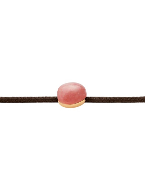 Kožený náhrdelník s rodochrozitem Orion COB1-C27-U