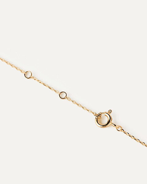 Krásný pozlacený náhrdelník Peach Lily CO01-844-U
