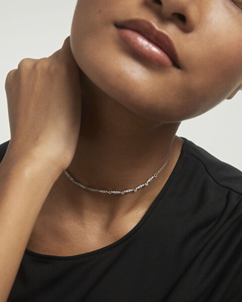 Luxusný strieborný náhrdelník so zirkónmi Spice Vanilla CO02-682-U