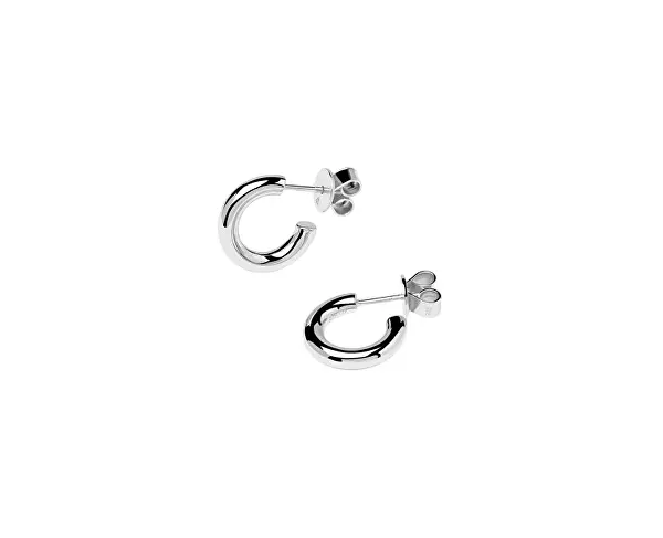 Minimalistické stříbrné náušnice kruhy Mini CLOUD Silver AR02-376-U