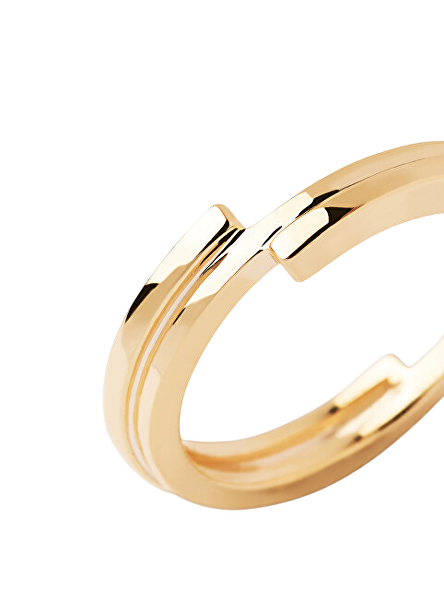 Minimalistický pozlacený prsten Genesis Essentials AN01-898