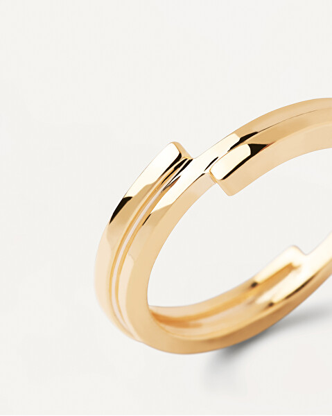 Minimalistischer vergoldeter Ring Genesis Essentials AN01-898
