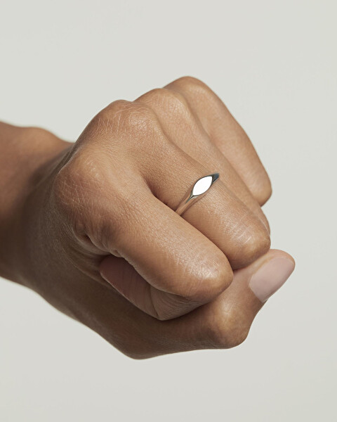 Minimalistický strieborný prsteň Duke Vanilla AN02-A54