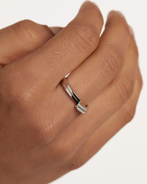 Minimalistický stříbrný prsten Genesis Essentials AN02-898