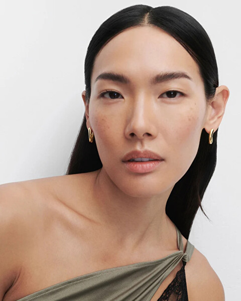 Moderní pozlacené náušnice Helix Hoops ARB1-E15-U