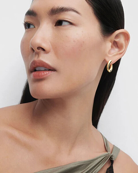 Moderní pozlacené náušnice Helix Hoops ARB1-E15-U