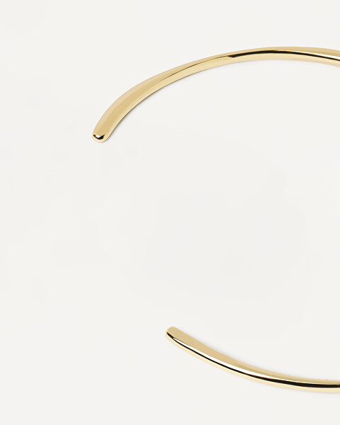 Moderní pozlacený náhrdelník PIROUETTE Gold CO01-387-U