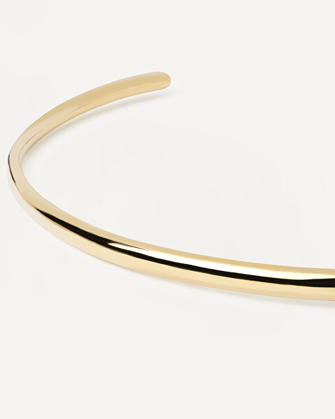Moderní pozlacený náhrdelník PIROUETTE Gold CO01-387-U
