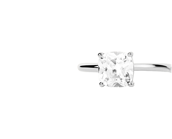 Módní dvojitý stříbrný prsten se zirkonem Sofia AN02-A27