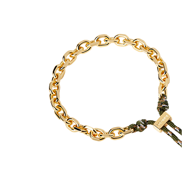 Módní pozlacený náramek ROPES PU01-692-U