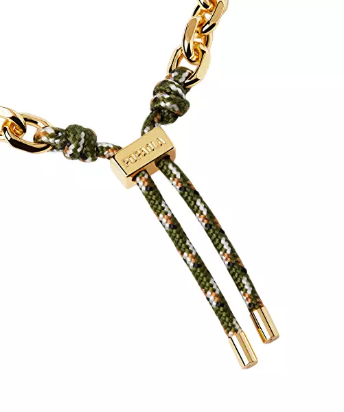 Módní pozlacený náramek ROPES PU01-692-U