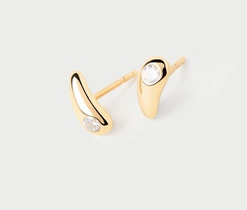 Minimalistické pozlacené náušnice Serena AR01-E63-U