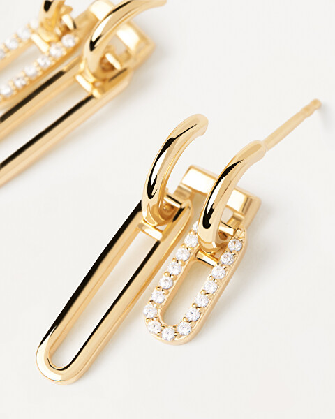 Originelle Ohrringe aus vergoldetem Silber Nexa Essentials AR01-828-U