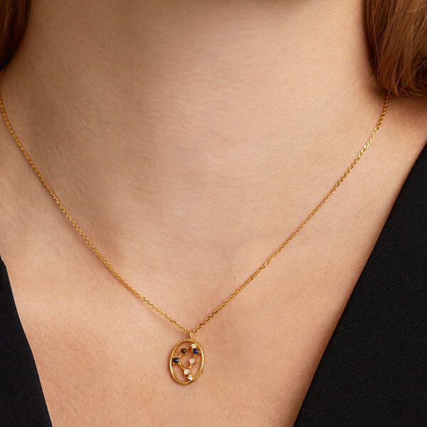 Collana placcata oro originale Capricorno CAPRICORN CO01-353-U (collana, ciondolo)