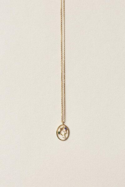 Originálne pozlátený náhrdelník Kozorožec Capricorn CO01-353-U (retiazka, prívesok)
