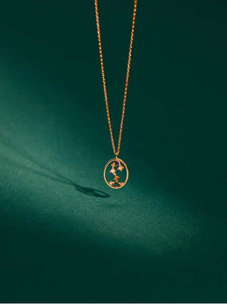 Originální pozlacený náhrdelník Štír SCORPIO CO01-351-U (řetízek, přívěsek)