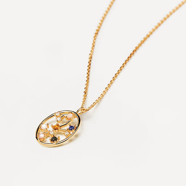 Originálne pozlátený náhrdelník Strelec Sagitarius CO01-352-U (retiazka, prívesok)