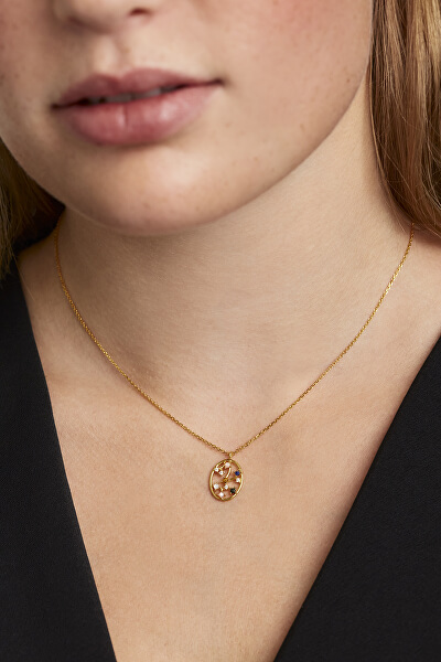 Originálne pozlátený náhrdelník Strelec Sagitarius CO01-352-U (retiazka, prívesok)