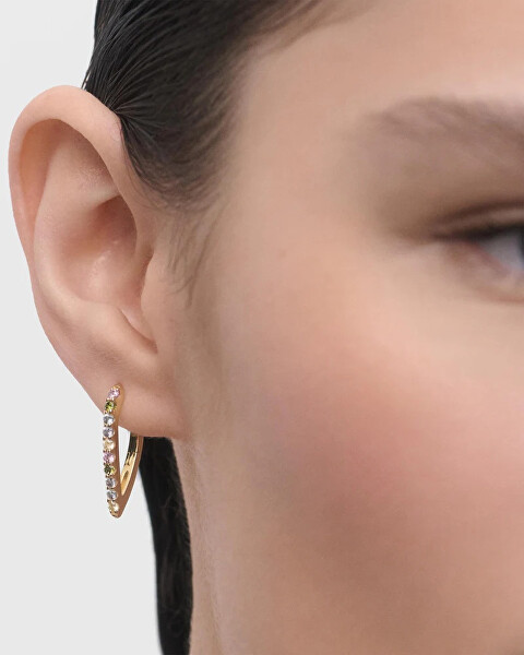 Pozlacené náušnice Gloss Hoops ARB1-G26-U