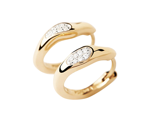 Pozlacené náušnice se zirkonií Onda Essentials AR01-C12-U