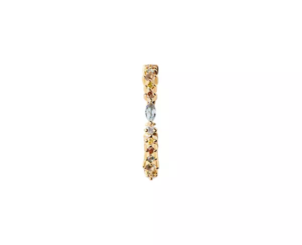 Pozlacený dámský prsten s barevnými zirkony Lotus Colors AN01-C80