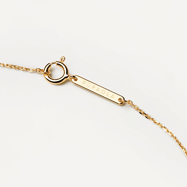Pozlátený kvetinkový náhrdelník pre matku i dcéru LES Filles Gold CO01-237-U