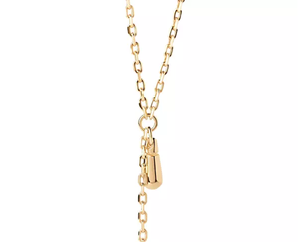 Pozlacený náhrdelník Tessa Essentials CO01-975-U (řetízek, přívěsek)
