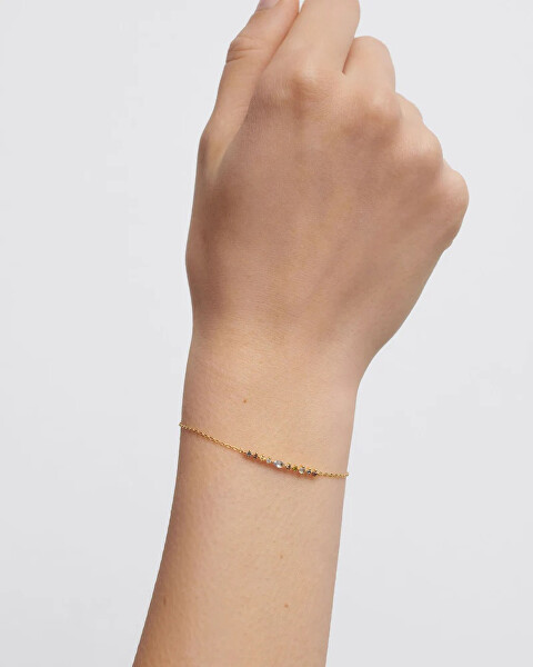 Pozlacený náramek s barevnými zirkony Lotus Colors PU01-845-U