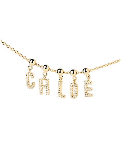 Pozlacený přívěsek "C" Charms CH01-052-U