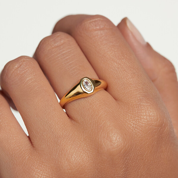 Pozlacený prsten ze stříbra Karry Essentials AN01-A03