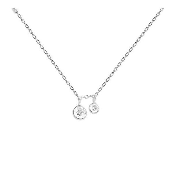Pôvabný pozlátený náhrdelník Bliss Essentials CO02-601-U (retiazka, prívesok)