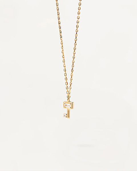 Collana placcata in oro KEY CO01-486-U(catena, pendente)